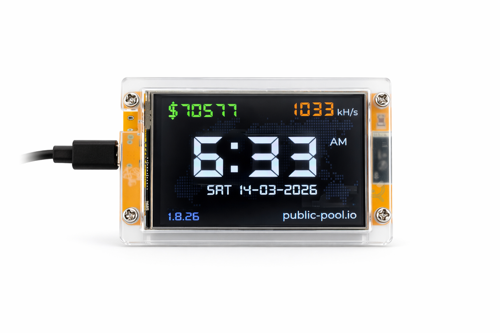 NerdMiner v3 (1000 KH/s) USB Lottery Miner