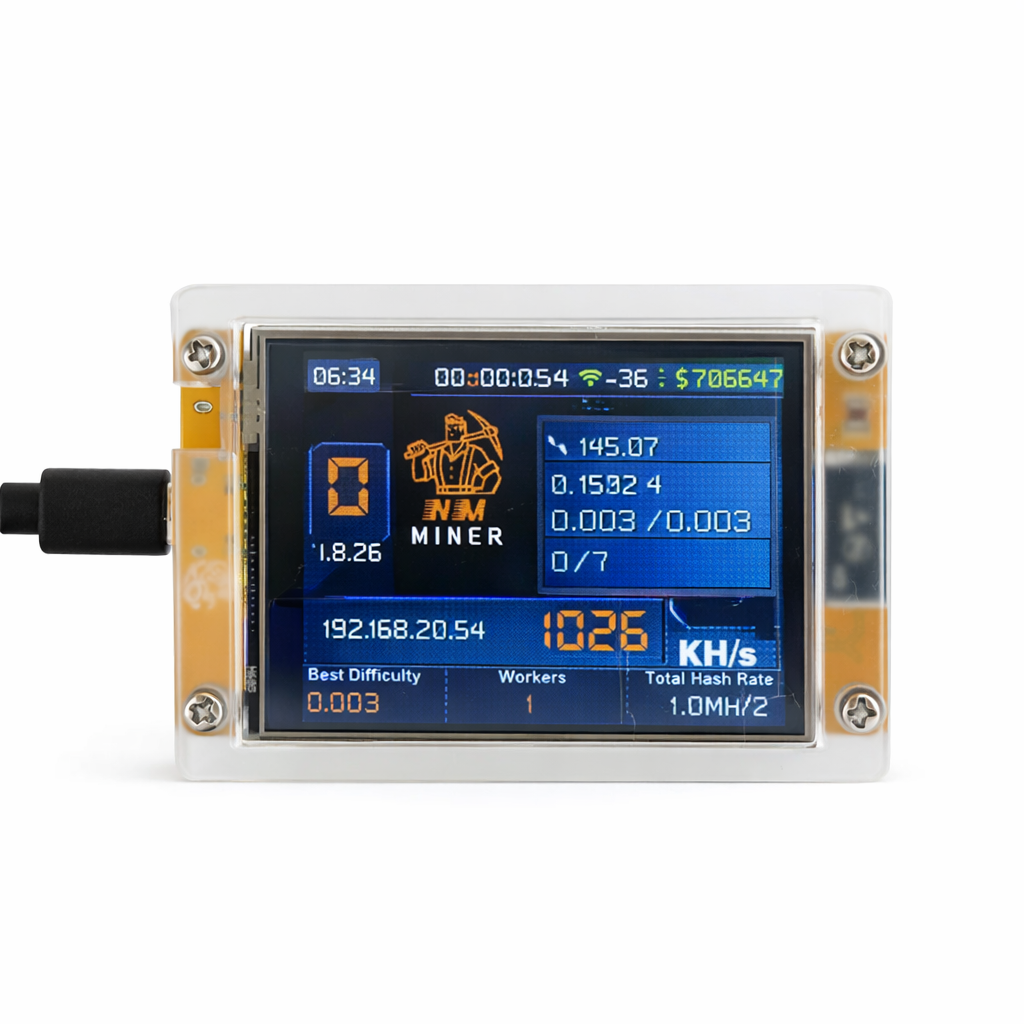 NerdMiner v3 (1000 KH/s) USB Lottery Miner