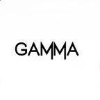 Black 'GAMMA' logo on a white background